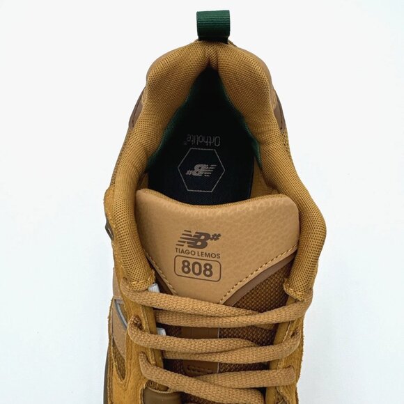 NEW New Balance Numeric 808 Tiago Lemos Skate Shoes Men’s Size 9 NM808WHE Brown - Picture 8 of 9